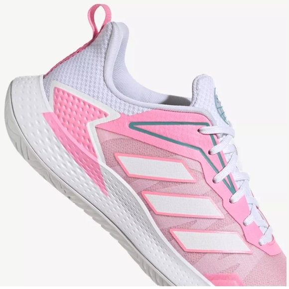 Adidas Defiant Speed ’22 Women’s Tennis Shoes Pink White Size 7 - Picture 3 of 8